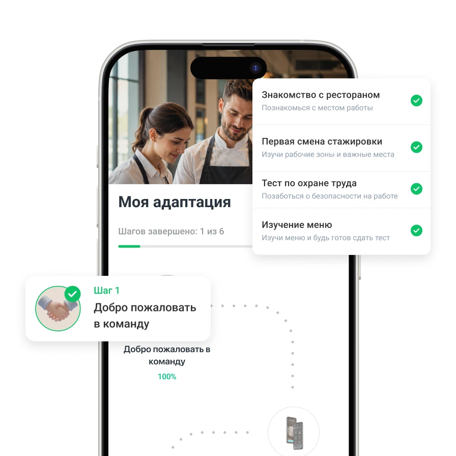 Быстрая адаптация новых сотрудников